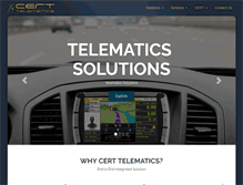 Tablet Screenshot of certtelematics.com